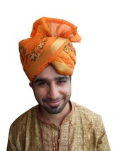 Men Hat Indian Wedding Turban Handmade Top Hats Pagri Designer Groom Pag Safa - £58.96 GBP