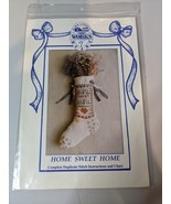 Alma Lynne Cross Stitch Home Sweet Home Stocking Pattern Instructions an... - £3.92 GBP