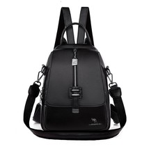 Women&#39;s Leather Backpack Convertible Shoulder Bag 4 In 1 Fashion Knapsack for Fe - £36.72 GBP