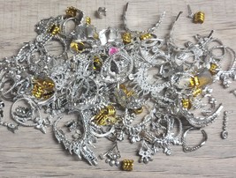 Fashion Doll Dress-Up-50pcs. of Gold and Silver Jewelry-for Fashion Dolls - £3.92 GBP