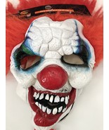 Halloween Evil Clown Mask Red Hair Adult Costume Scary Creepy Cosplay Ho... - £14.63 GBP