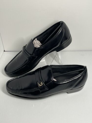 Florsheim Riva Slip On Black Mens Size 11.5 Dress Loafers  17088 01 New With Box - $93.46