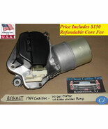 REBUILT 1964 CADILLAC WINDSHIELD WIPER MOTOR W/ NEW WASHER PUMP - $949.76 CAD