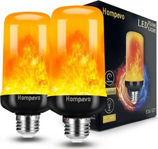 Hompavo 【Upgraded】 LED Flame Light Bulbs Halloween Decorations, 4 Modes ... - £22.31 GBP+