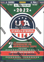 2022 Panini USA Stars &amp; Stripes Baseball Blaster Box- 6PK/6CPP- New/Factory Seal - £19.57 GBP