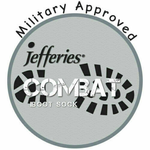 4 Pair Jefferies Mens Military Boot Socks Ribbed Anti-Odor Cushion Combat Crews Item image 3