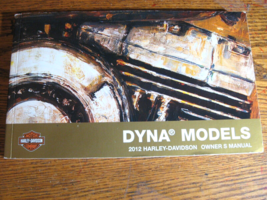 2012 Harley-Davidson Dyna Owner's Owners Manual  Wide Glide Fat Bob Low Rider - £38.15 GBP