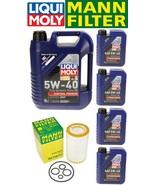Dodge Sprinter 03-06 Oil Change Kit w/LIQUIMOLY 5W-40 &amp; MANN HU718/5x Fi... - $2,588.60 MXN