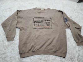 Phil Collins 1997 A Trip Into The Light XL Sweatshirt Ringspun Fleece Made USA - £29.60 GBP