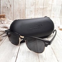 Luenx Unisex Black Polarized Sunglasses w/ Case -  2509 On My Way 51-13-135 - $29.65