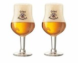 Tripel Karmeliet Tulip Belgian Beer Glass - 0.33 Liters - Set of 2 - $49.49