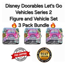 Disney Doorables Let’s Go Series 2 Figure and Vehicle NEW - £16.30 GBP