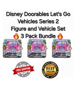 Disney Doorables Let’s Go Series 2 Figure and Vehicle NEW - £23.34 GBP
