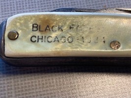 CHICAGO 1934 WORLDS FAIR COLLECTIBLE POCKET KNIFE BLACK FOREST VILLAGE - £10.66 GBP