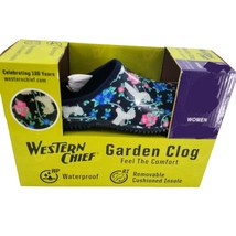 WESTERN CHIEF 7 Outdoor Garden Clogs Floral Hummingbird Rain Waterproof ... - $23.38