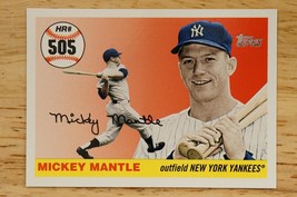 Mickey Mantle 2007 Topps Home Run History MHR505 Insert Baseball Card - £3.86 GBP