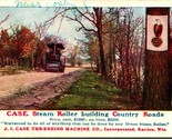 Case Steam Roller Building Country Roads Advertising UNP DB Postcard - $3.91