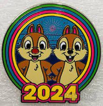 Disney Chip &amp; Dale visit the Parks in 2024 Fireworks pin - £9.34 GBP
