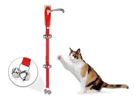 Red Cat Door Bells House Training Kitty Doorbell for Potty Training Door... - £7.82 GBP