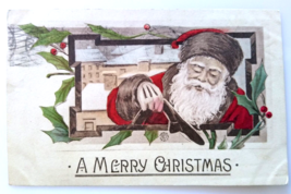 Santa Claus Christmas Postcard Old World Saint Nick Photocolor Company NY 1914 - £22.01 GBP