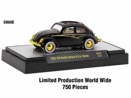 Auto-Thentics 6 piece Set 1/64 Diecast Model Cars Release 89 in Display Cases - £55.41 GBP