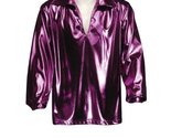 Men&#39;s Disco Shirt Theatrical Quality, Fuchsia, Large - £54.81 GBP+