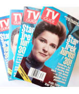 1996 Star Trek TV Guide Covers Complete Set Lot of 4 Vintage Ltd Series C80 - $54.23 CAD