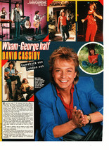 David Cassidy teen magazine pinup clipping Bravo blue jacket not in engl... - $2.00
