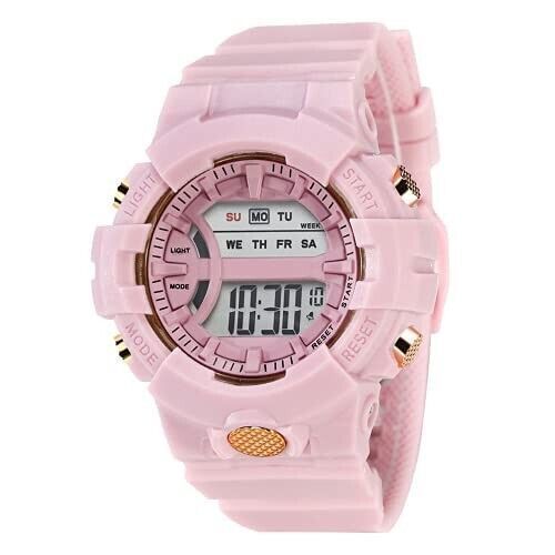 Primary image for Digital Kids Children Multi Functional Pink Watch for Girls & Boys