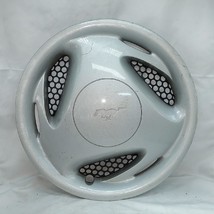 Ford F4ZC-1130-AB 1994-1998 Mustang V6 Deluxe 15&quot; Silver Plastic Wheel C... - $53.97