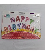 Happy Birthday Balloons 13 Piece 16 Inch Heart Design - £9.41 GBP