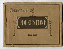 Souvenir of Folkestone Dennis &amp; Sons Photo Album 1910&#39;s - $37.62