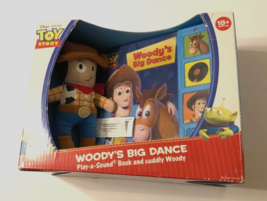 Disney Pixar Toy Story Woody&#39;s Big Dance 2010 Book Plush Play Sound Movi... - $8.22