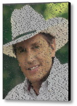 George Strait Song List Amazing Mosaic Framed Poster Print Limited Edition w/COA - £14.41 GBP