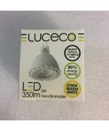 (5) Luceco MR16 LED GU5.3 Bi-Pin 12-Volt Non-Dimmable Bulbs ~ 2700K ~ 40... - £15.44 GBP