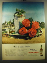 1950 Four Roses Whiskey Ad - How to pick a winner - £14.81 GBP
