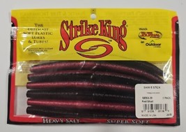 Strike King Shim-E-Stick Softbait, 5", Red Shad, Pack of 7 - £4.86 GBP