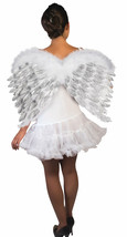Forum Novelties 74699 Party Supplies Womens Deluxe Feather Angel Wings With Glit - £56.98 GBP