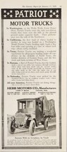 1920 Print Ad Patriot Motor Trucks Hebb Motors Co. Manufacturers Lincoln,NE - £16.43 GBP