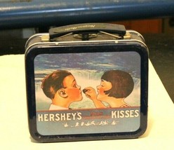 Miniature Metal Lunch Box Hershey's Milk Chocolate Kisses Niagara Falls (1990's) - £19.31 GBP