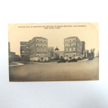Vintage Collotype Postcard Yale University Sterling Hall Medicine Human Relation - £4.69 GBP