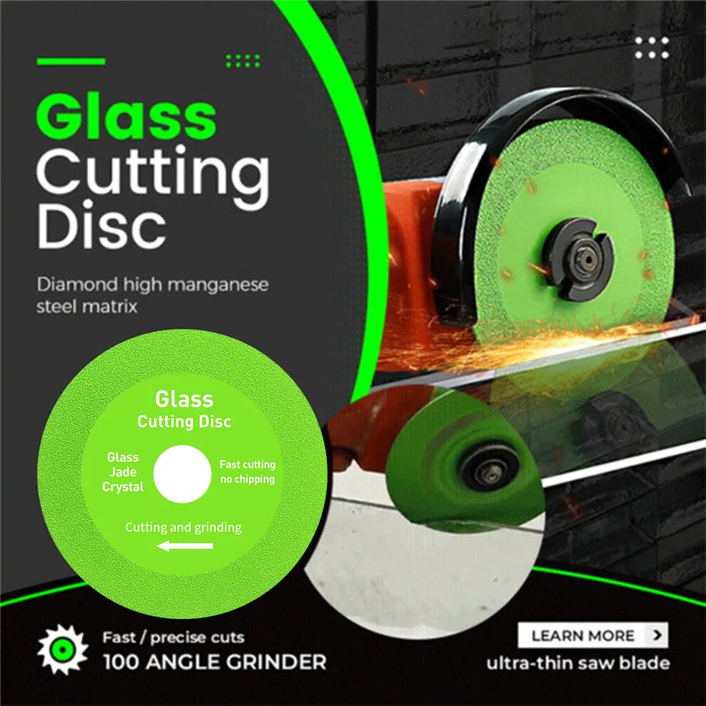 House Home 20/22mm Inner hole GlA Cutting Disc 100mm Blade Jade Crystal Wine Bot - £19.28 GBP