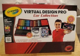 Crayola Virtual Design Pro Cars Collection Art Set App &amp; Book Coloring Kit - New - £11.37 GBP