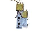 Midwest-CBK Victorian Bird House Resin Christmas Ornament Gray Yellow 3 ... - £6.57 GBP