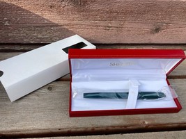 Vtg Sheaffer Imperial Green Pen Set W/ Roller Ball Refill Nib #2333 - $39.55