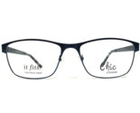 Chic Eyewear Vista Montature SHEILA MATT BLUE Quadrato Cerchio Completo - $46.46