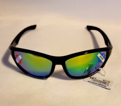 Piranha Sport 1 Flexible Temple Sunglasses Style # 62118 Men Black - £11.40 GBP