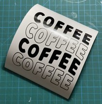 Vintage Style Coffee| Coffee|Death Before Decaf| Vinyl|Decal|You Pick Color - £2.37 GBP
