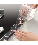 ATH- Kitchen, bathroom, mildew proof and waterproof tape, cute peach blo... - $13.99