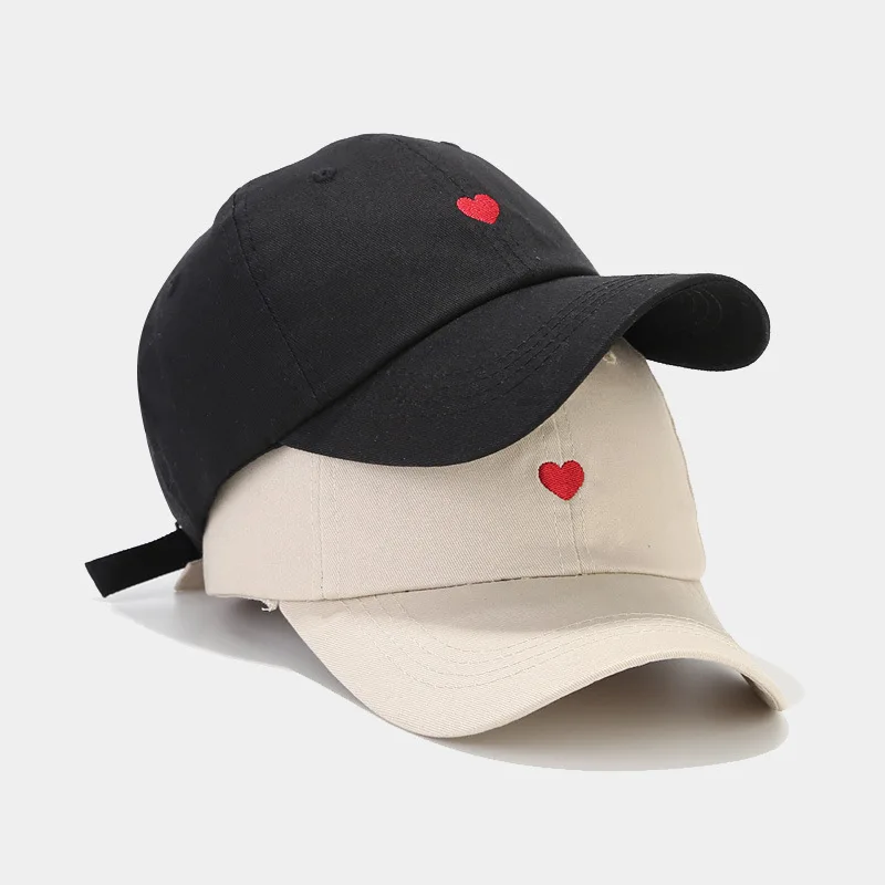 Men&#39;s Women&#39;s New Designer Baseball Caps Heart Love Embroidered Visor Hats - £11.12 GBP+